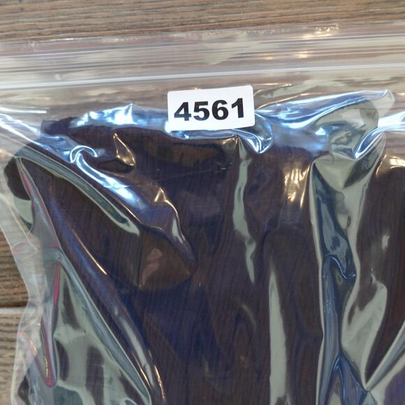 Vintage Y2K Jumpsuit Womens Large Black Crinkle Wide Leg Tie Back USA Boho Goth - Picture 12 of 12